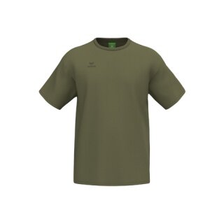 Erima T-shirt sportowy CMPT (100% bawełna, wysoki komfort noszenia) khaki męski
