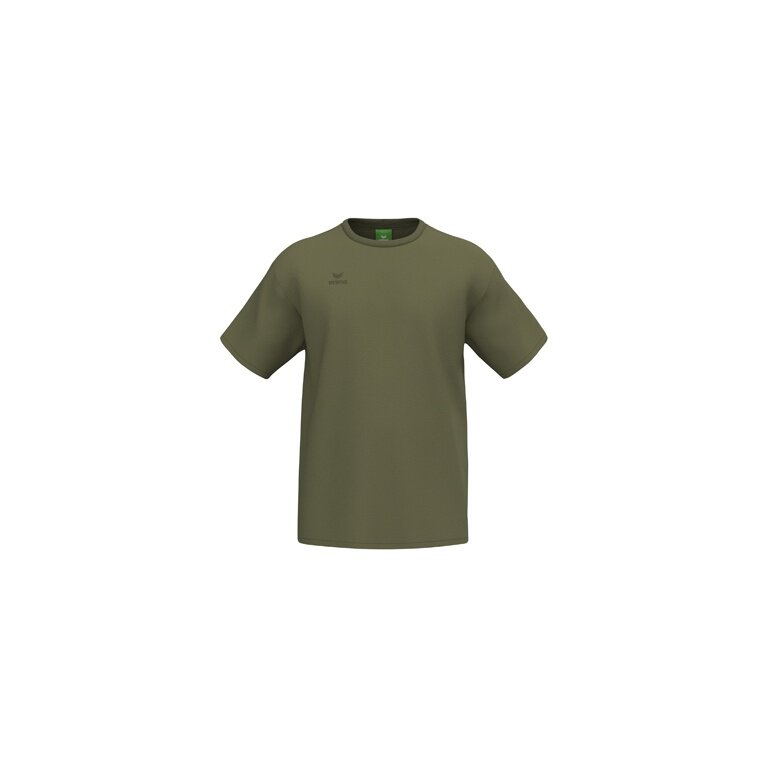 Erima T-shirt sportowy CMPT (100% bawełna, wysoki komfort noszenia) khaki męski