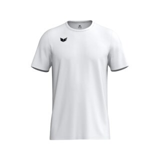 Erima Sportowa koszulka T-shirt Intro Function (100% recyklingowy poliester, lekka, szybko schnąca) biała dla chłopców
