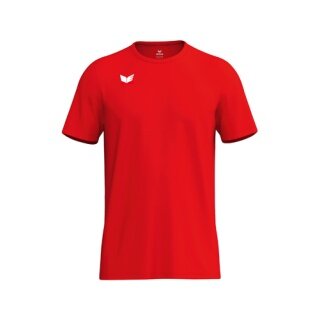 Erima T-shirt sportowy Intro Function (100% recyklingowy poliester, lekki, szybko schnący) czerwony męski