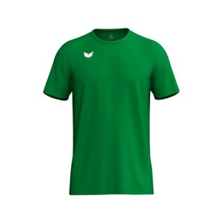 Erima Sportowa koszulka T-shirt Intro Function (100% rec. poliester, lekka, szybko schnąca) szmaragdowa męska
