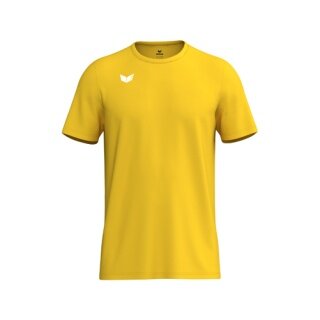 Erima Sportowa koszulka T-shirt Intro Function (100% recyklingowany poliester, lekka, szybko schnąca) żółta męska