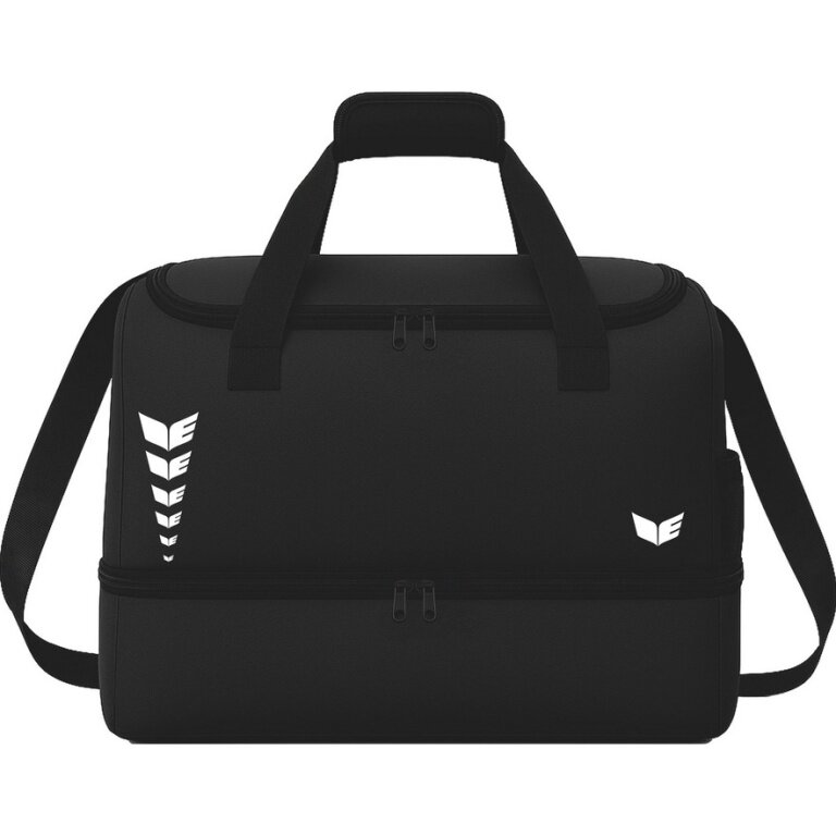 Torba sportowa Erima Intro z przegrodą na dnie (rozmiar S - 33 litry) czarna 40x25x33cm