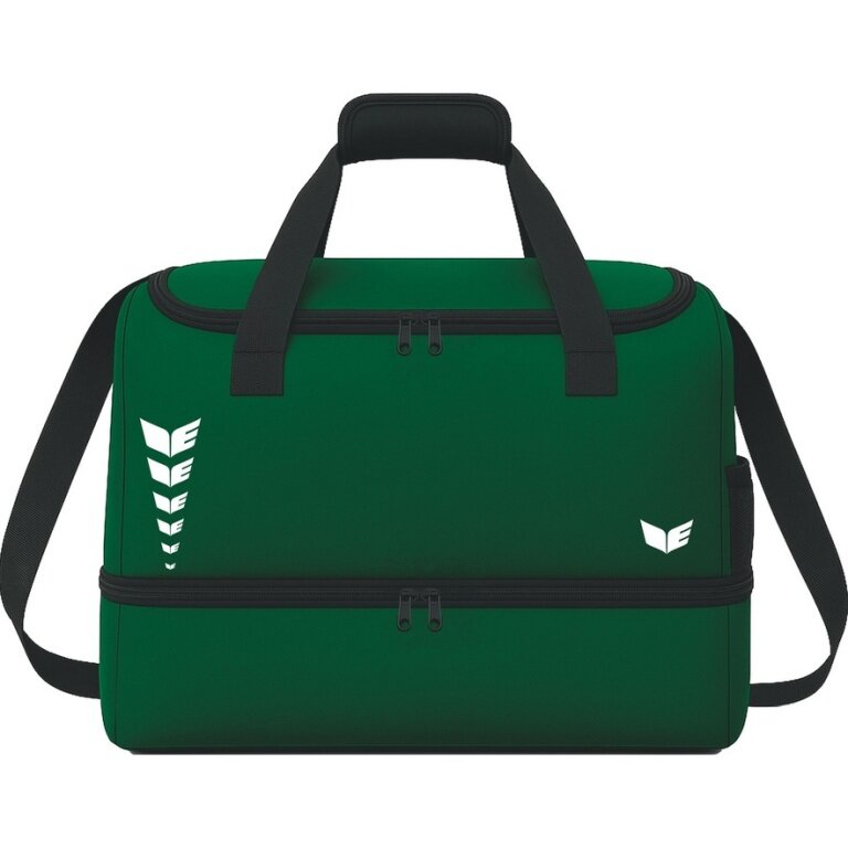 Torba sportowa Erima Intro z kieszenią na dnie (rozmiar M - 53,5 litra) szmaragdowa 50x29x37cm