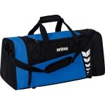 Torba sportowa Erima Six Wings (Rozmiar S - 28 litrów) niebiesko-royalna/czarna 49x23x25cm