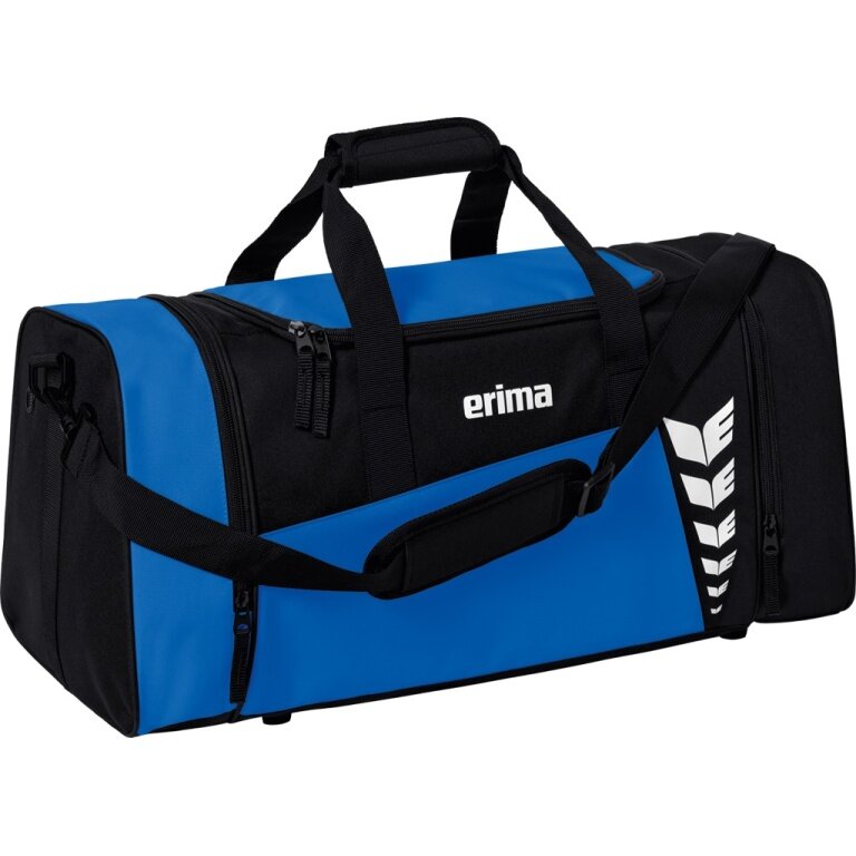 Torba sportowa Erima Six Wings (Rozmiar S - 28 litrów) niebiesko-royalna/czarna 49x23x25cm