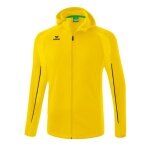 Erima Kurtka treningowa Liga Star z kapturem (wytrzymały i elastyczny materiał funkcjonalny) żółto/czarna dla chłopców