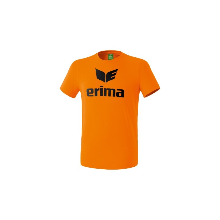 Erima T-shirt sportowe Basic Promo Logo (100% bawełna) pomarańczowe dla chłopców