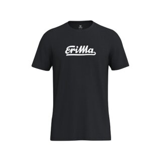 Erima T-shirt rekreacyjny Retro 2.0 (100% bawełna) czarny męski