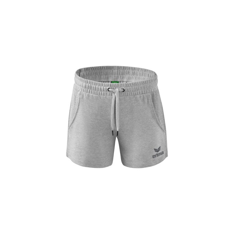 Erima Spodenki dresowe Essential Team - miękki mix bawełny, lekki stretch - jasnoszary Damskie