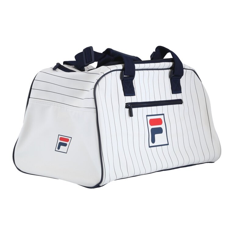 Fila Torba sportowa Heritage Bag Small 48x28x26cm biała/granatowa