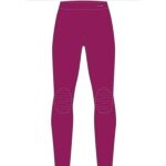 Falke Spodnie termiczne Tight Wool-Tech (najlepsza wełna merino) bielizna długa fioletowa damska