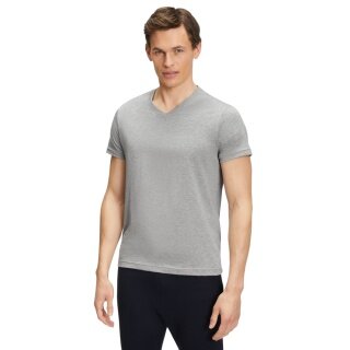 Falke Sport/T-shirt rekreacyjne (dekolt w serek) jasnoszary męski
