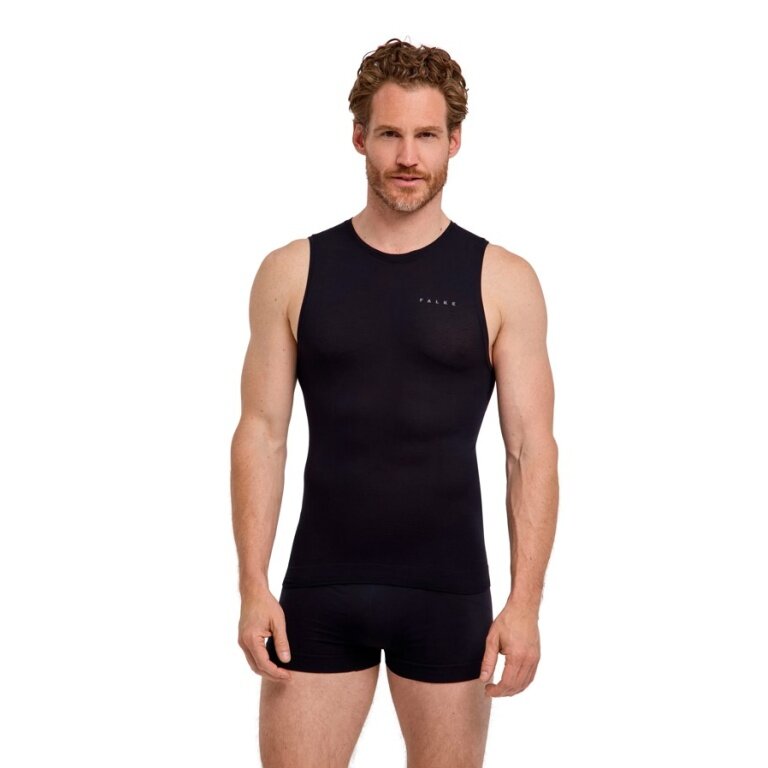 Falke Bielizna Funkcyjna Singlet Ultralight Cool (Dopasowany krój i maksymalna swoboda ruchów) czarny Mężczyźni
