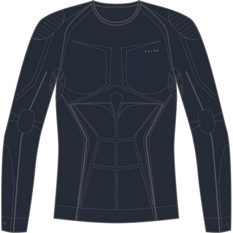 Falke Bielizna Funkcyjna Koszulka z Długim Rękawem Maximum Warm (izolująca i ciepła) niebieska przestrzeń Męska