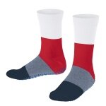 Falke Kapcie Summer (mieszanka bawełny) białe/niebieskie/czerwone Dziecięce