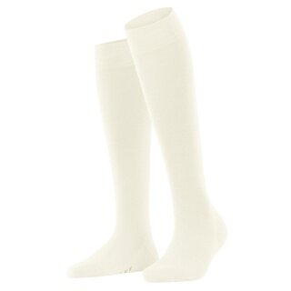 Falke Skarpety do kolan Softmerino (regulująca temperaturę wełna merino) białe damskie - 1 para