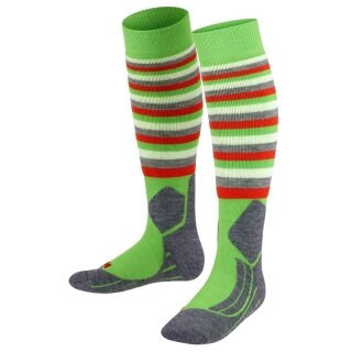 Falke Skarpetki narciarskie SK2 Intermediate zielone dzieci - 1 para