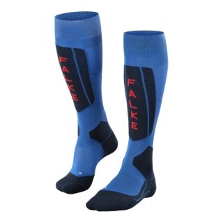 Skarpety narciarskie Falke SK5 Expert (podkolanówki, ultralekkie wyściełanie) niebieskie męskie - 1 para