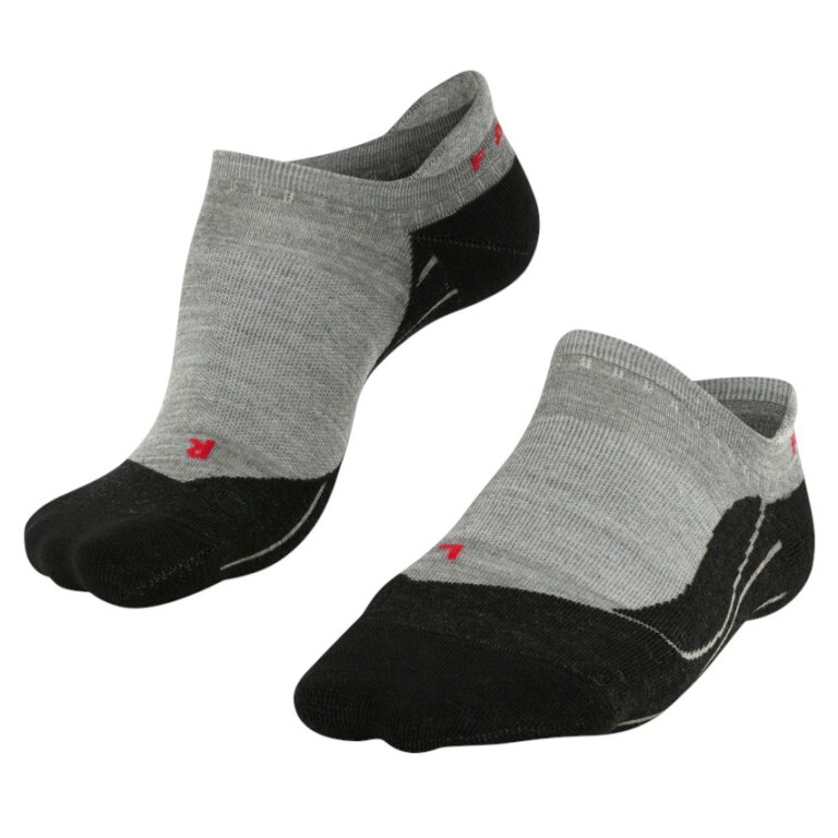 Skarpety trekkingowe Falke TK5 Invisible stopki szare/czarne damskie - 1 para