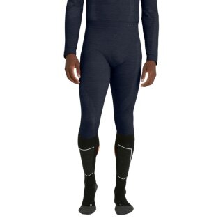 Falke Spodnie termiczne Tight Wool-Tech (doskonałe zarządzanie wilgocią) długie bielizna spaceblue męskie