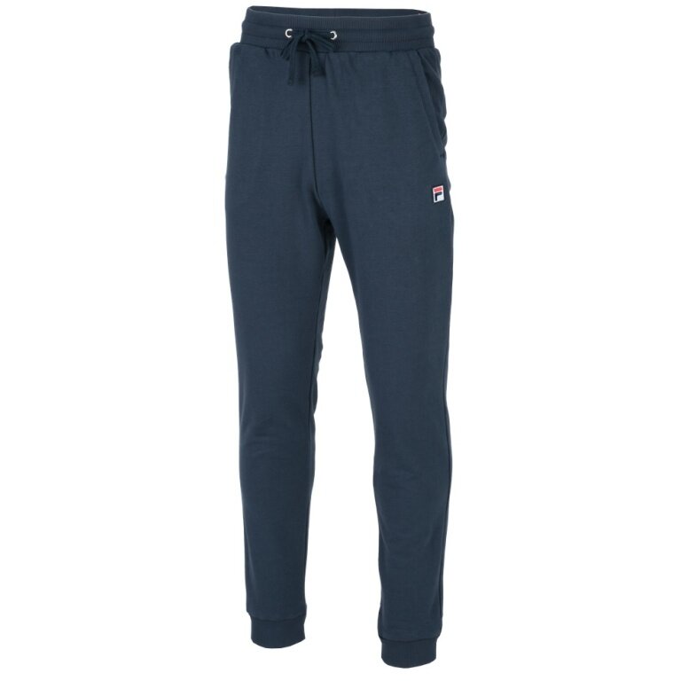 Fila Spodnie dresowe (Sweatpant) Larry długie peacoat niebieskie męskie