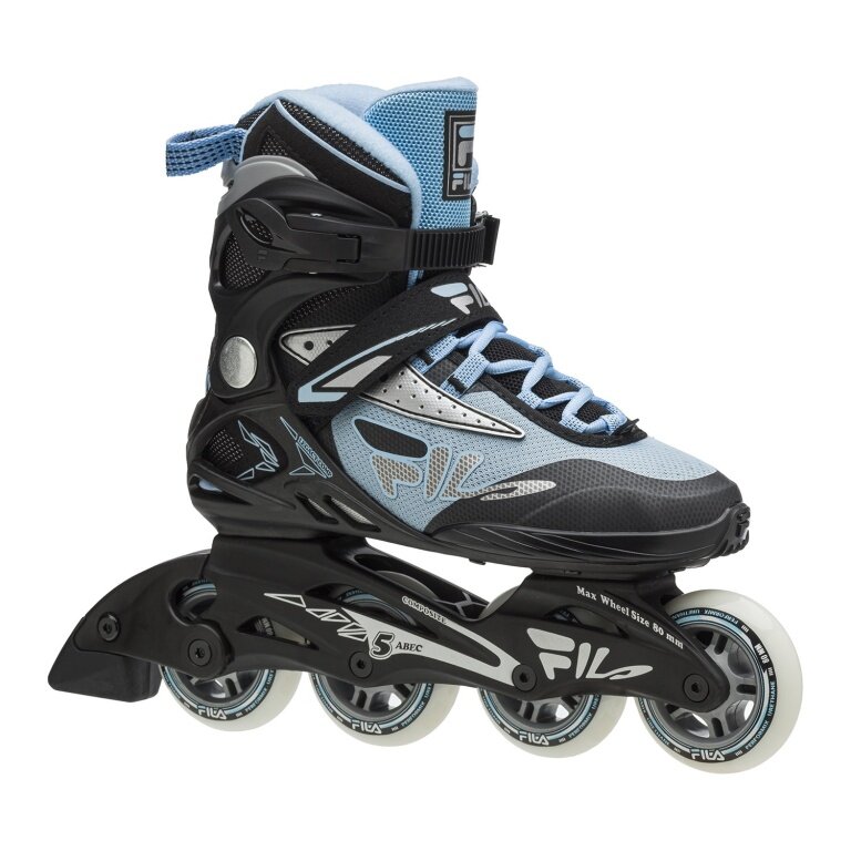 FILA Łyżwy Inline Legacy Comp (Kółka: Fila 80mm/82A, Łożyska: ABEC 5) niebieskie Damskie