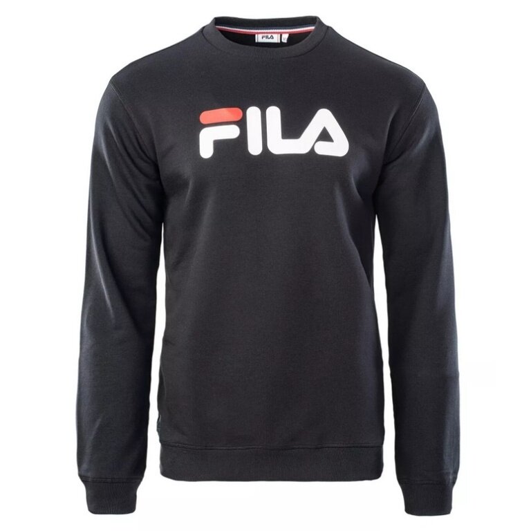 Fila Pulower Barbian Crew Sweat (Bawełna) czarny Mężczyźni