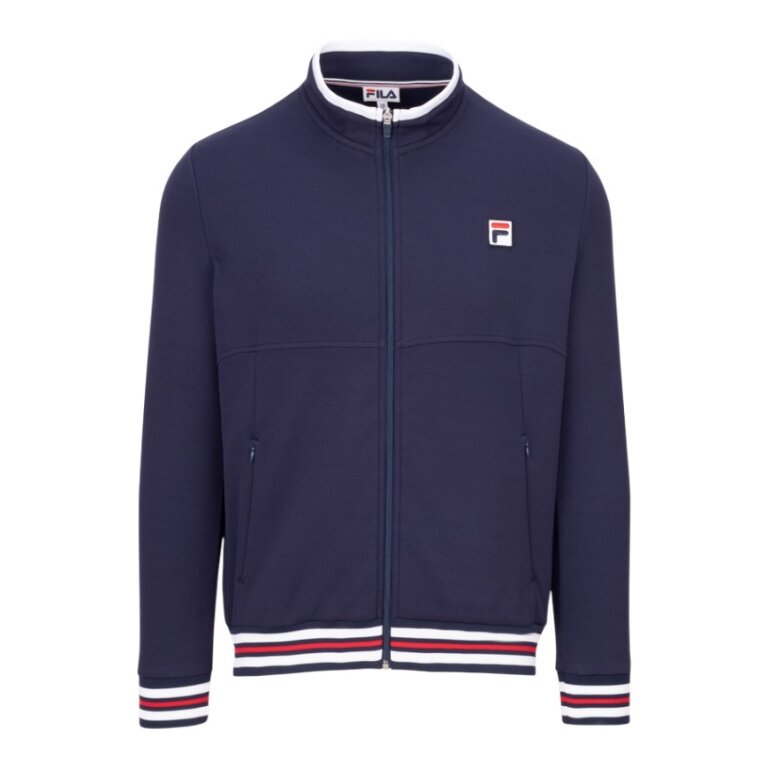 Fila kurtka sportowa Aron Classic Retrolook granatowa męska
