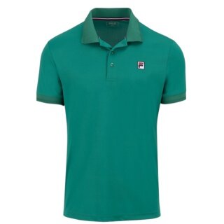 Fila Tennis Polo Hermano (100% rec. poliester, klasyczny wygląd) zielony męski