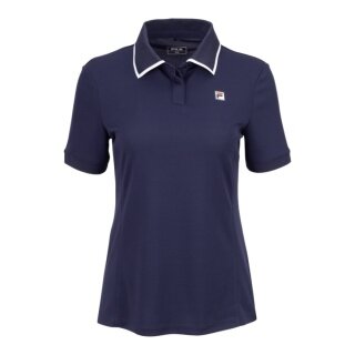 Polo tenisowe Fila Zadina (rek. poliester, szybkoschnący) granatowe damskie