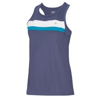 Top tenisowy Fila Elva (szeroki Racerback) indygo dla kobiet