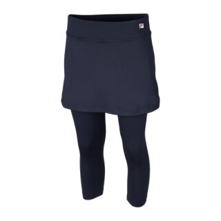 Spódnica tenisowa Fila Scapri Sina z wewnętrznymi spodniami (7/8 legginsy) 2026 granatowa damska