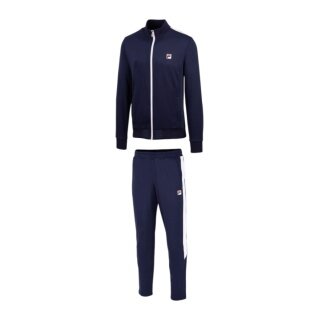 Fila dres tenisowy Manuel (kurtka + spodnie, 100% poliester) granatowy męski