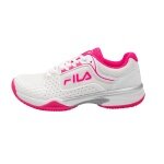 Fila Buty tenisowe Sabbia Lite Clay/na korty ziemne białe/różowe damskie
