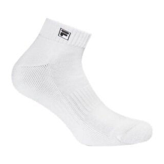 Skarpety tenisowe Fila F-Box Premium Ankle (mieszanka materiałów) białe - 2 pary
