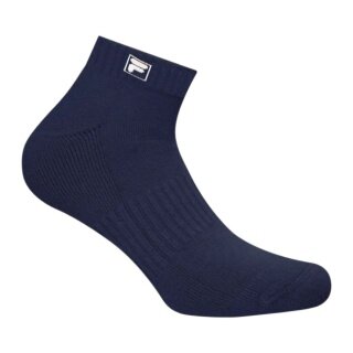 Skarpety tenisowe Fila F-Box Premium Ankle (materiał mieszany) granatowe - 2 pary