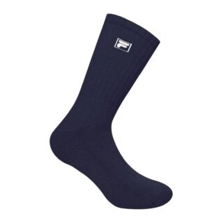 Skarpety tenisowe Fila F-Box Sport Crew (materiał mieszany) granatowe - 2 pary