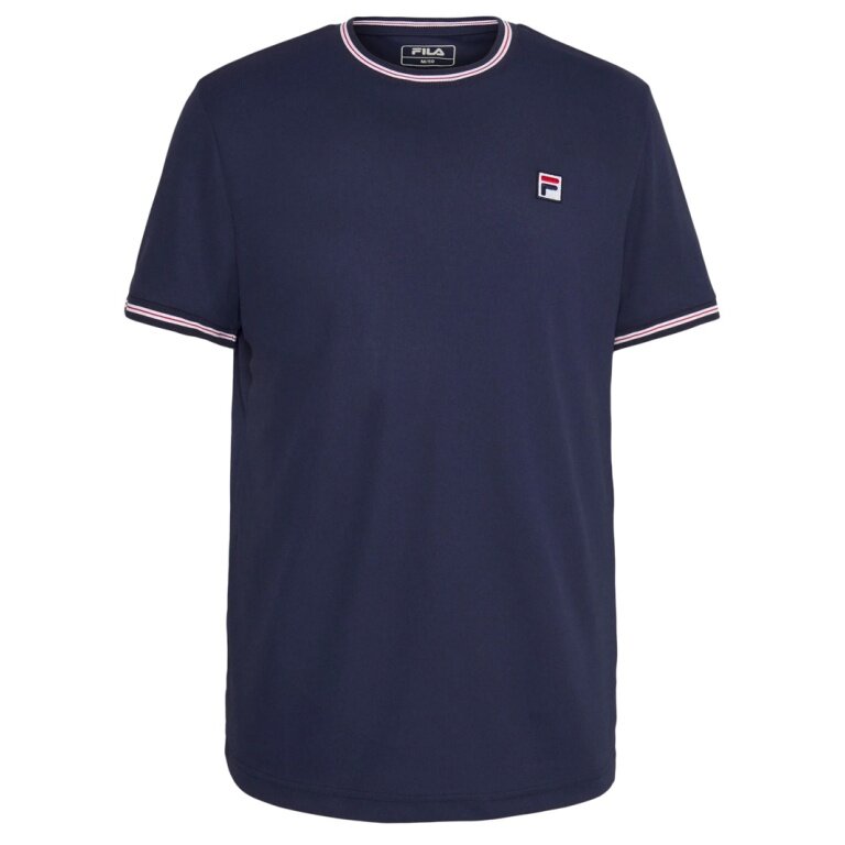 Fila T-shirt Marlon (100% poliester) granatowy męski