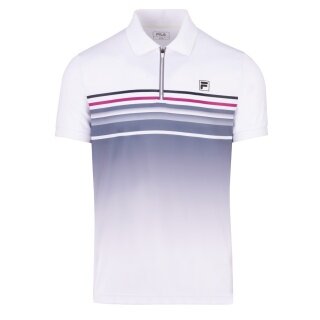 Fila Polo tenisowe Diego (rec. poliester) biały/jasnoszary mężczyźni