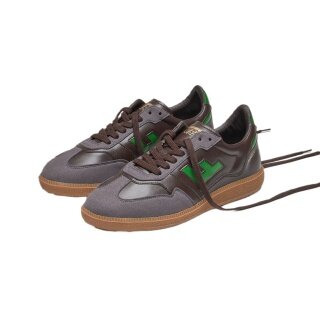 Sneaker Burela Slim Flamingos Life - ciemny brąz/moss