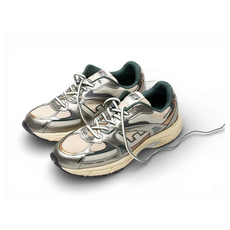 Sneaker Flamingos Life Wairoa - srebrny/beżowy/leśna zieleń