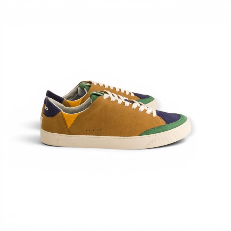 Fleeters buty barfuśki sneakers Lemon Earth & Green brązowe/kolorowe