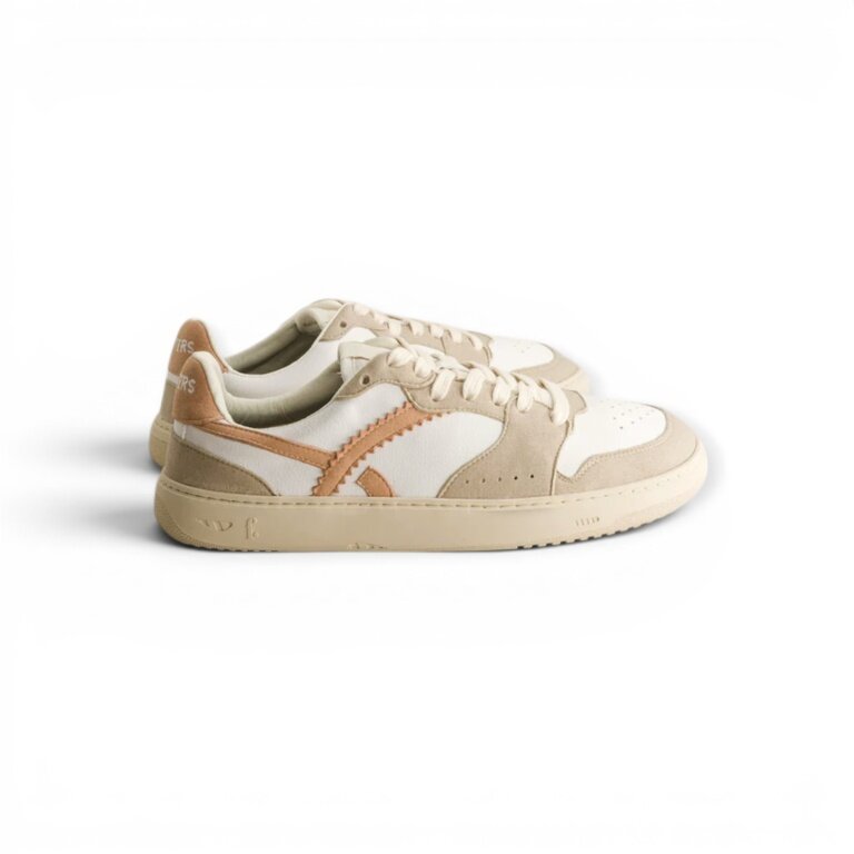 Fleeters Sneakers Mango biały/beżowy/różowy