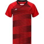 Koszulka sportowa Forza Leam S/S Tee (100% poliester) czerwona/czarna damska