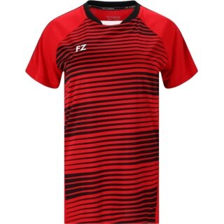 Koszulka sportowa Forza Leam S/S Tee (100% poliester) czerwona/czarna damska