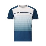 Forza Sport-Tshirt Alberti S/S Tee (100% poliester) biały/niebieski mężczyźni