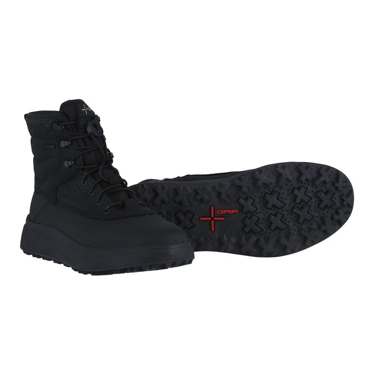 Geox buty zimowe Granito + Grip ABX D (wodoodporne, ciepła podszewka) czarne męskie