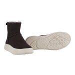 Geox botki Laquinny A (zamsz, ciepła podszewka) ciemnobrązowe dziewczęce