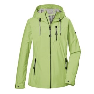 G.I.G.A. DX Kurtka softshell GS 74 z kapturem (wodoodporna i wiatroszczelna) jasna zieleń damska